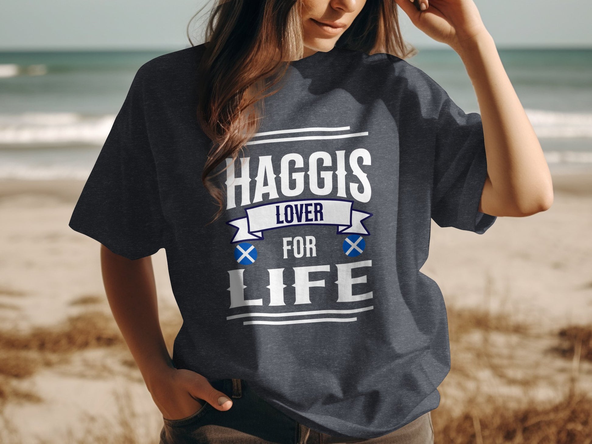 Proud Haggis Lover for Life Custom Design T-Shirt - Living Stone Gifts