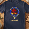 Spence Scottish clan crest T-shirt in Navy