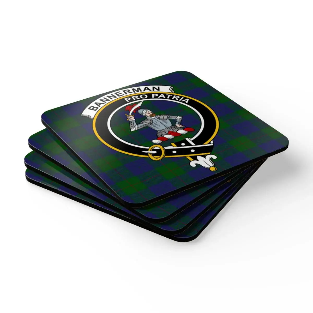 Bannerman Pro Patria Clan Crest Coaster product
