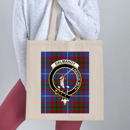 Dalmahoy Clan Scottish Tartan Tote Bag - Living Stone Gifts