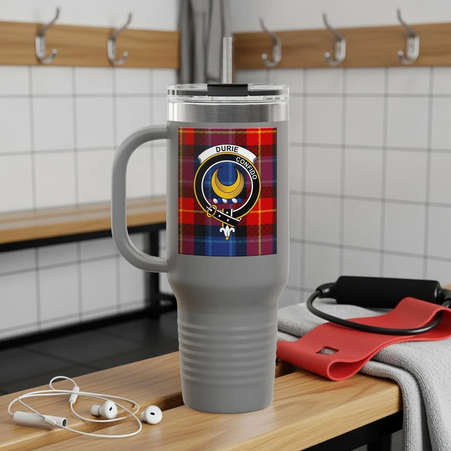 Highland Clan Tartan Insulated Mug Travel product
