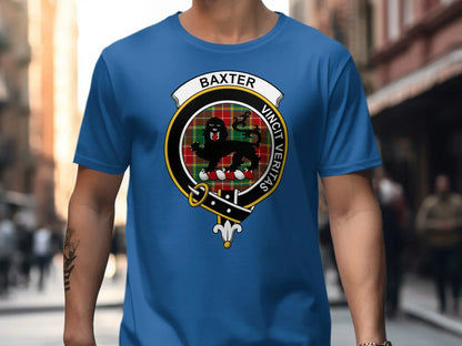 Baxter Vincit Veritas Emblem Blue T-shirt product