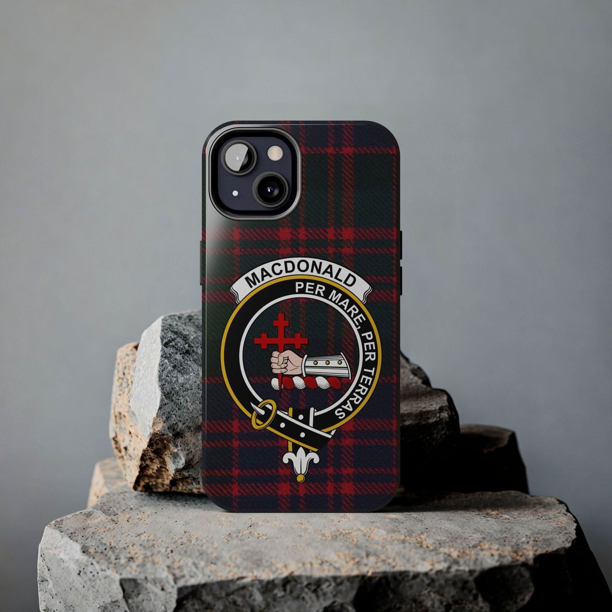 Macdonald Clan Scottish Tartan Cell Phone Case - Celtic Ancestry Gifts