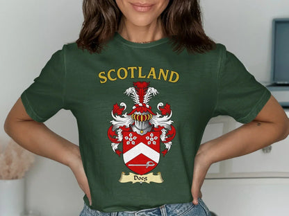 Scotland Doe Family Crest Emblem T-Shirt product
