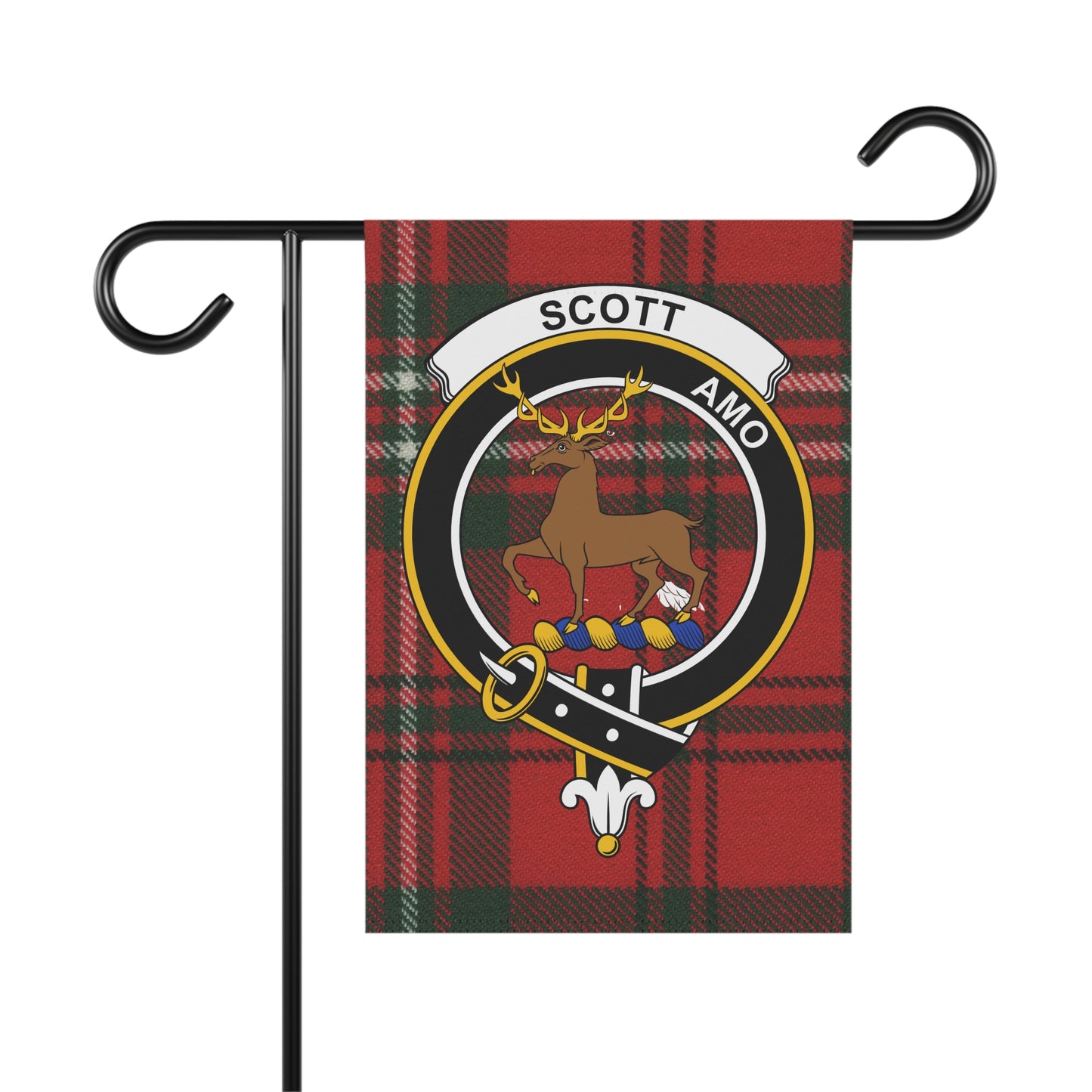 Scott Clan Scottish Tartan Crest Garden Flag