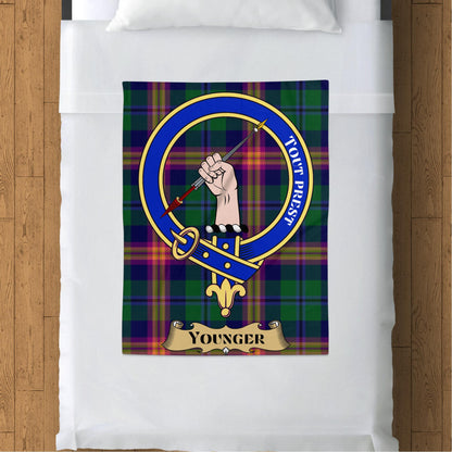 Scottish Clan Younger Tartan Throw Blanket - Living Stone Gifts