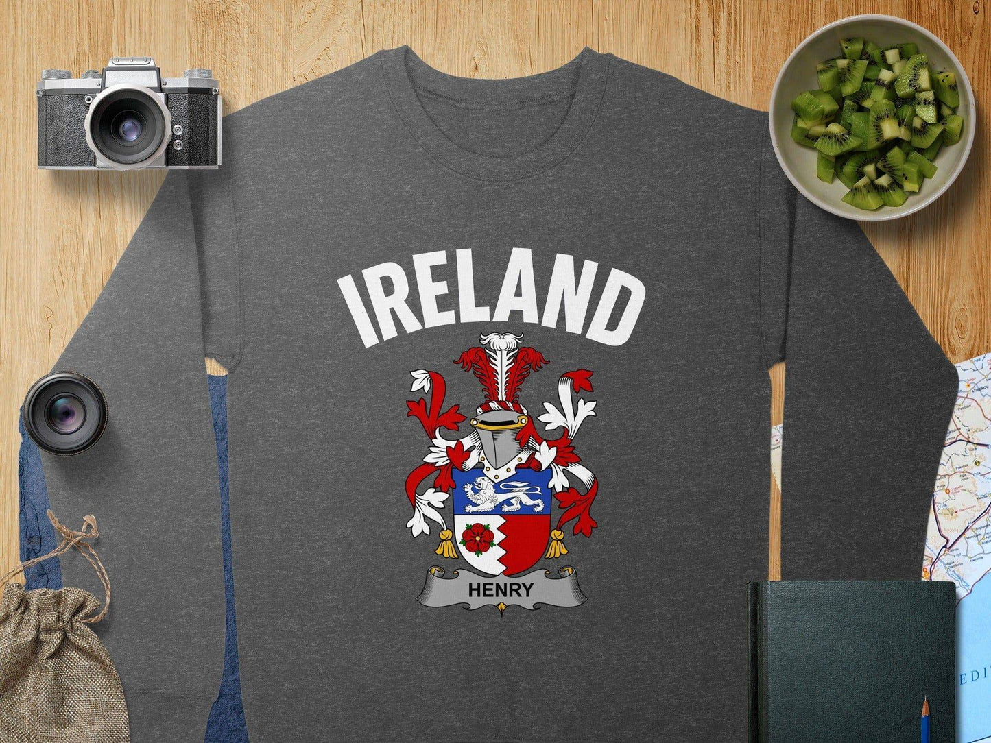 Ireland Henry Coat of Arms Graphic Sweatshirt product type
