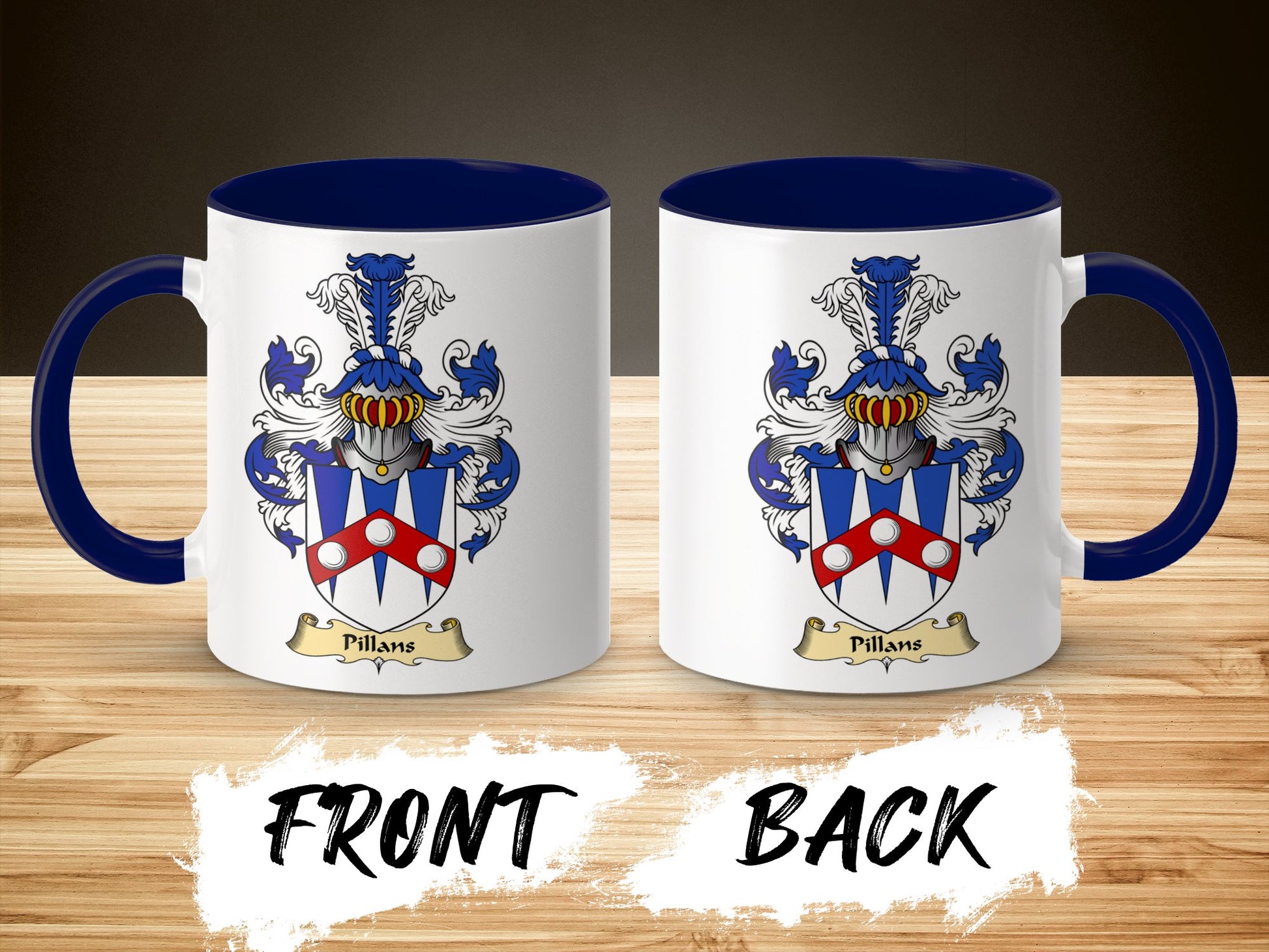 Clan Pillans Scottish Coat of Arms Mug - Living Stone Gifts