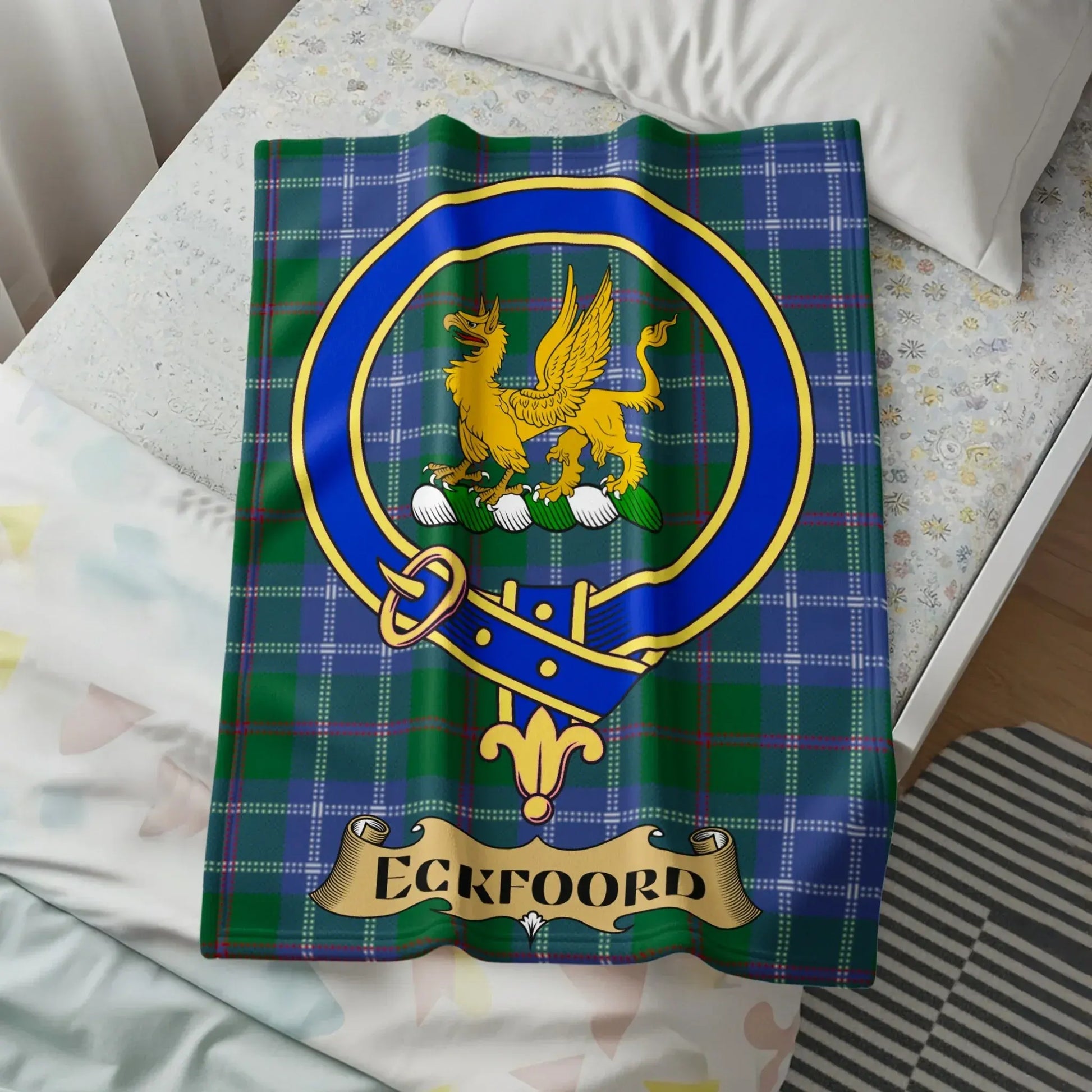 Eckford Crest Custom Design Throw Blanket product