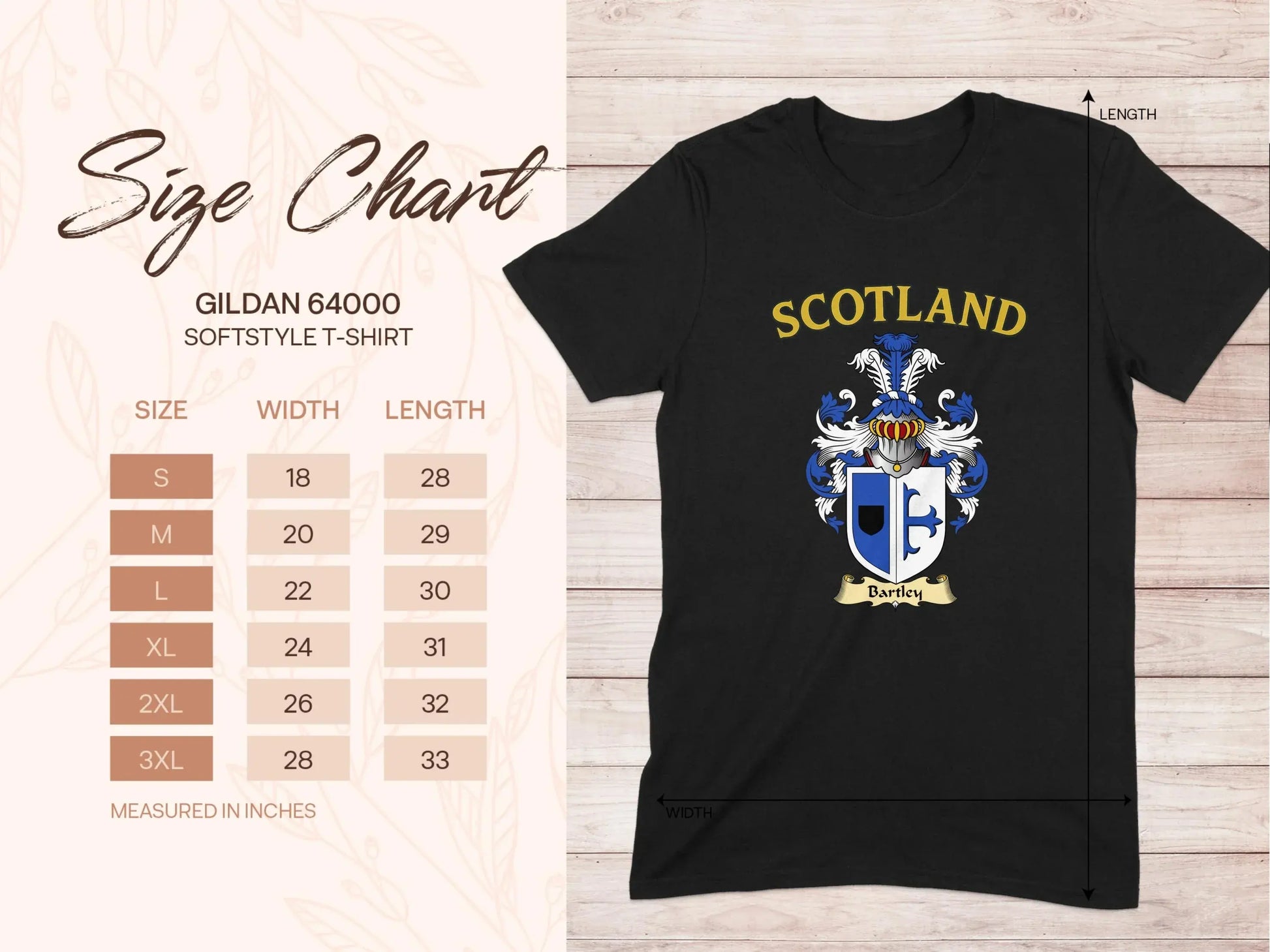 Scotland Crest Graphic Tee Softstyle Shirt product type