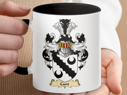 Cant Scottish Coat of Arms Accent Coffee Mug - Living Stone Gifts