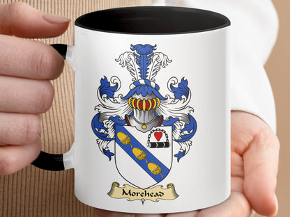 Morehead Family Crest Heritage Accent Coffee Mug - Living Stone Gifts