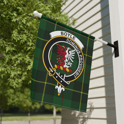 Boyle Clan Scottish Tartan Garden Flag