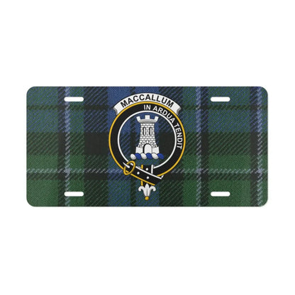 Maccallum In Ardua Tendit Tartan Design License Plate product