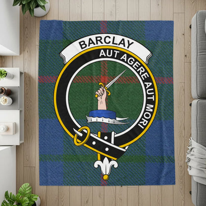 Barclay Aut Agere Aut Mori Clan Crest Tartan product