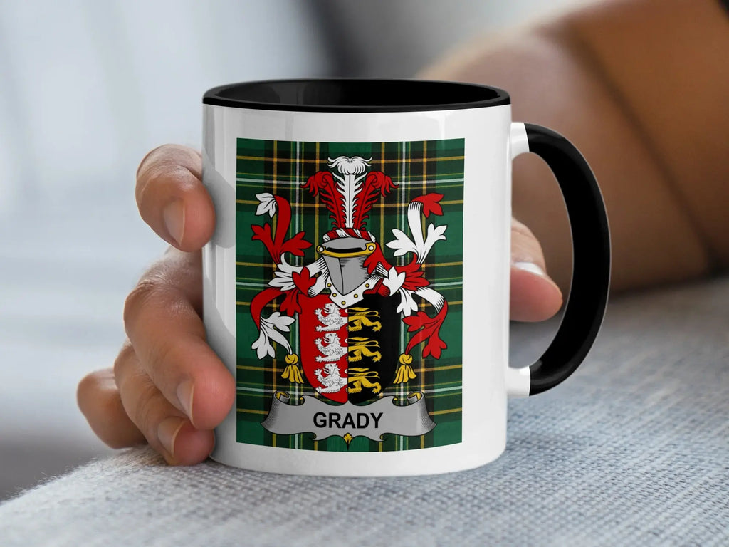Grady Irish National Tartan ceramic accent mug