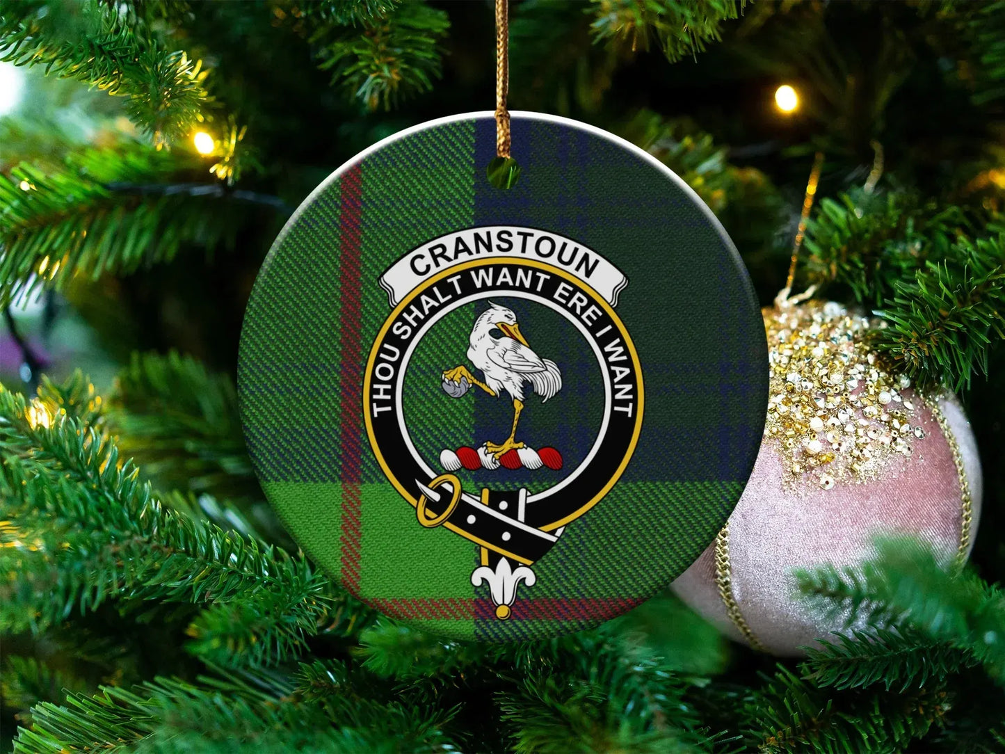 Thou Shalt Want Ere I Want Clan Crest Ornament product