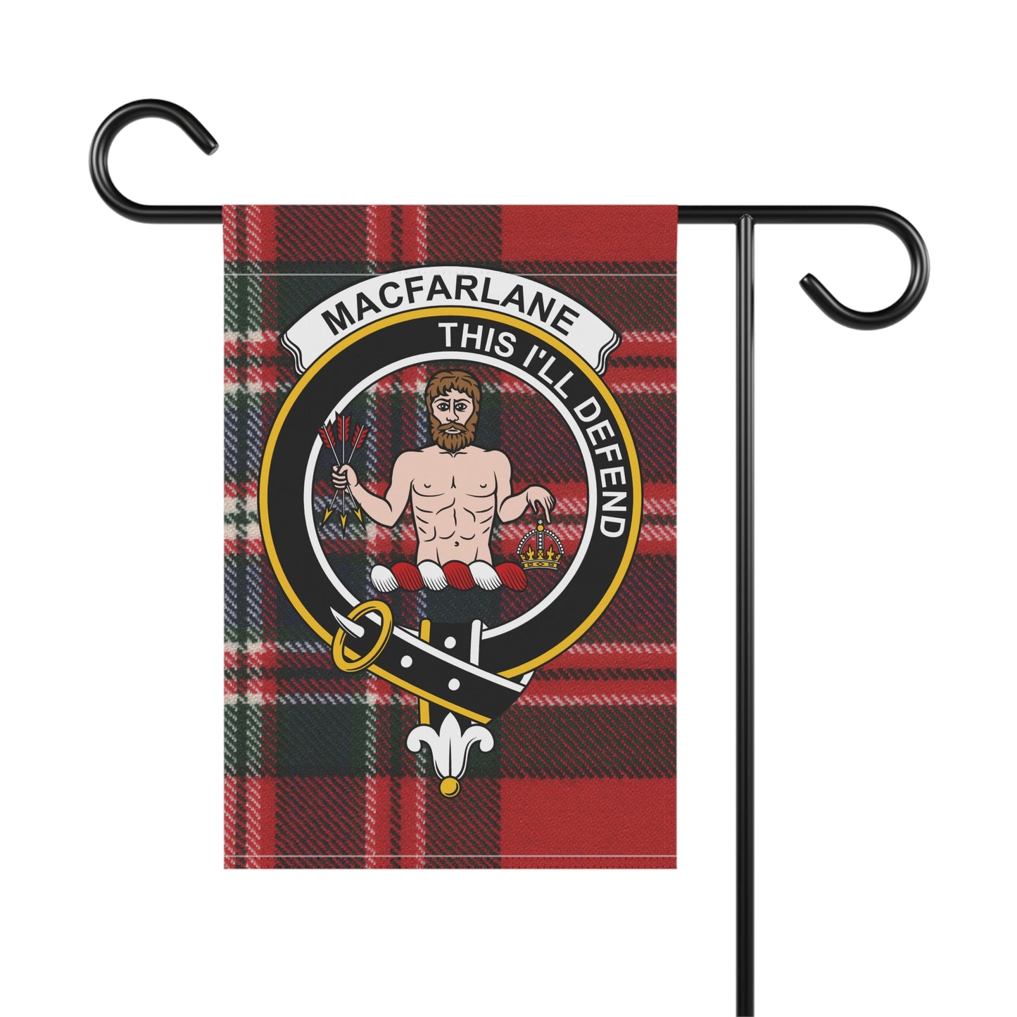 MacFarlane Clan Scottish Clan Scottish Tartan Crest Garden Flag