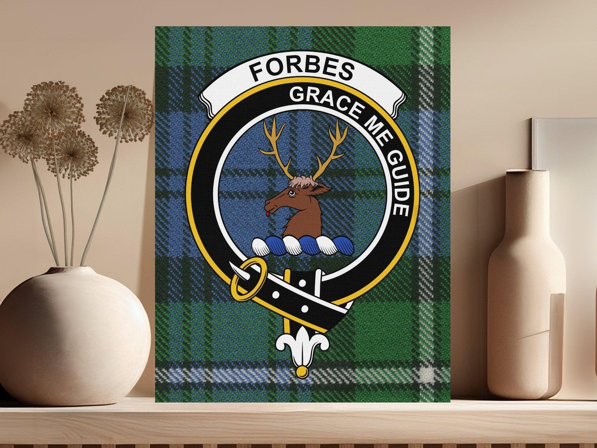 Forbes Grace Me Guide Highland Clan Crest product