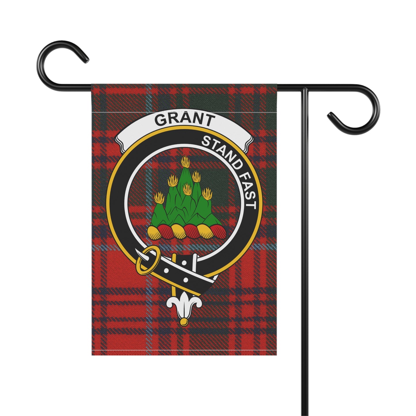 Grant Clan Scottish Tartan Crest Garden Flag