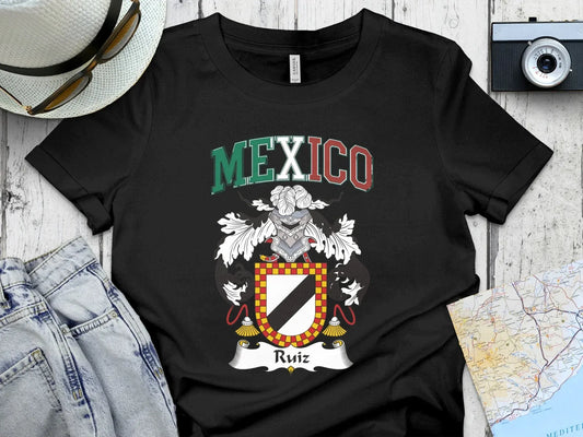 Mexican Heritage Family Crest T-shirt product type