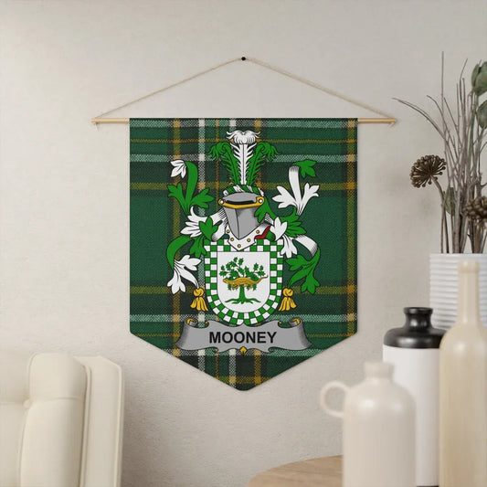 Green Family Crest Wall Art with Mooney product type
