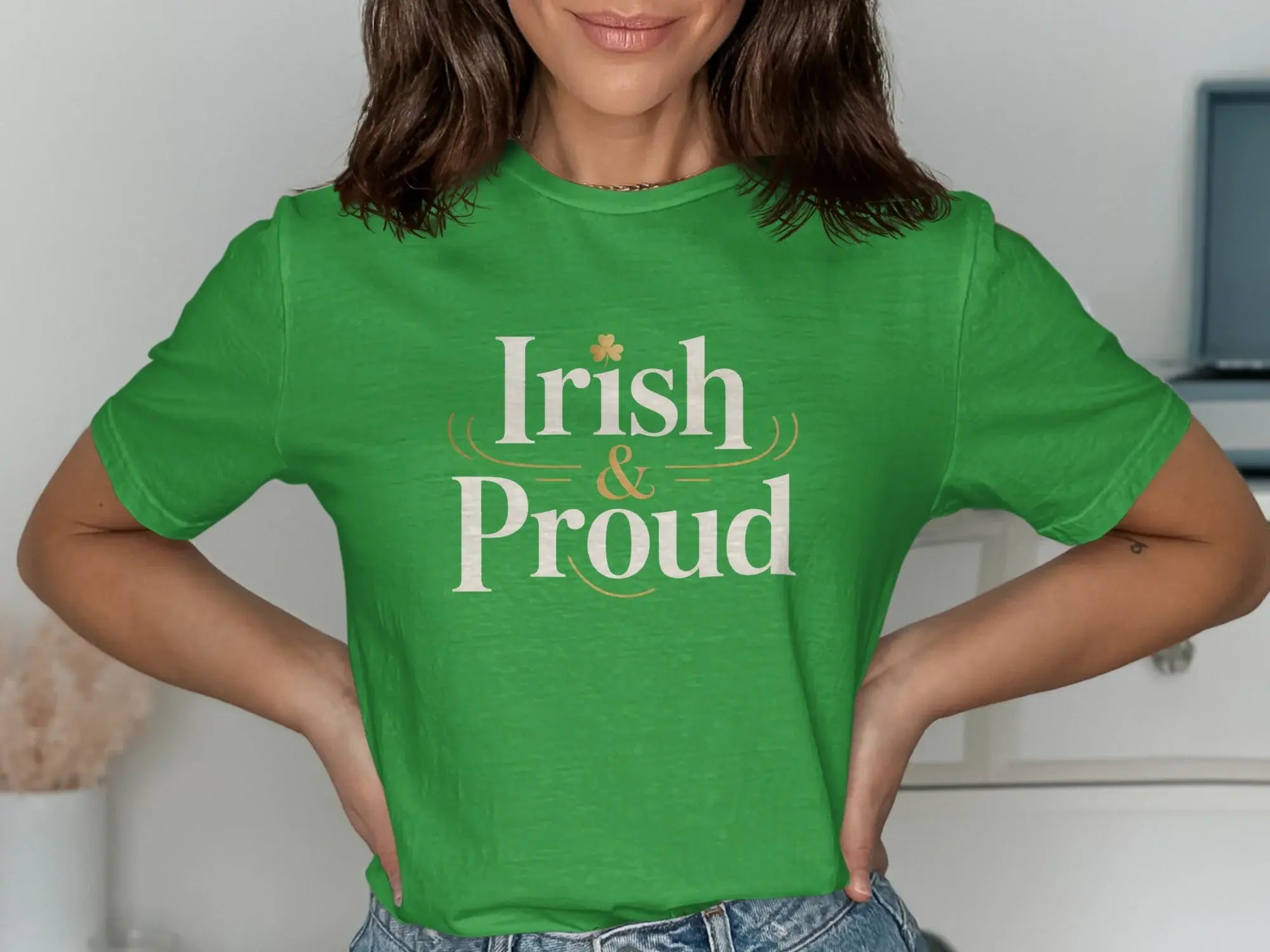 Irish & Proud Graphic Tee for St. Patrick's Day