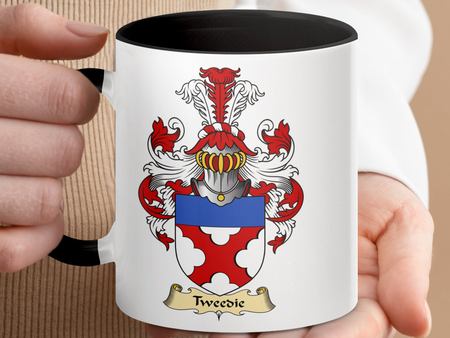 Clan Tweedie Scottish Coat of Arms Mug - Living Stone Gifts