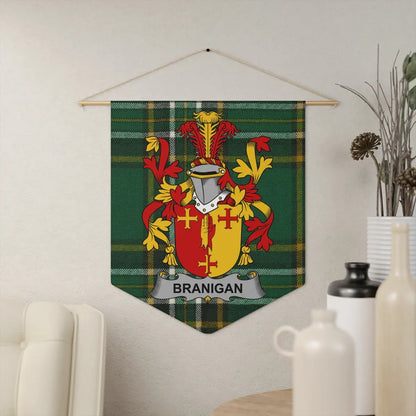 Branigan Family Crest Tartan Wall Hanging product