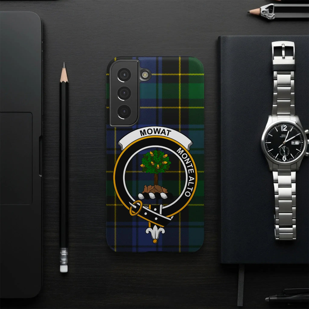 Mowat Monte Alto Clan Crest Tartan Phone Case Cover