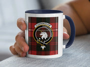 Cunningham Clan Tartan Accent Mug – Scottish Heritage | 11 oz & 15 oz