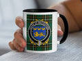 MacGovern Irish National Tartan mug with family crest emblem