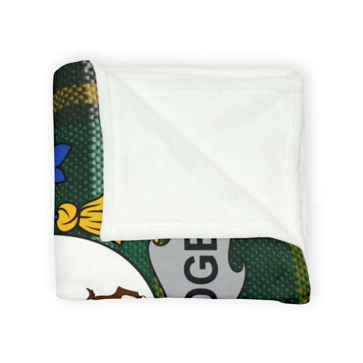 Cozy Green and White Printed Blanket product