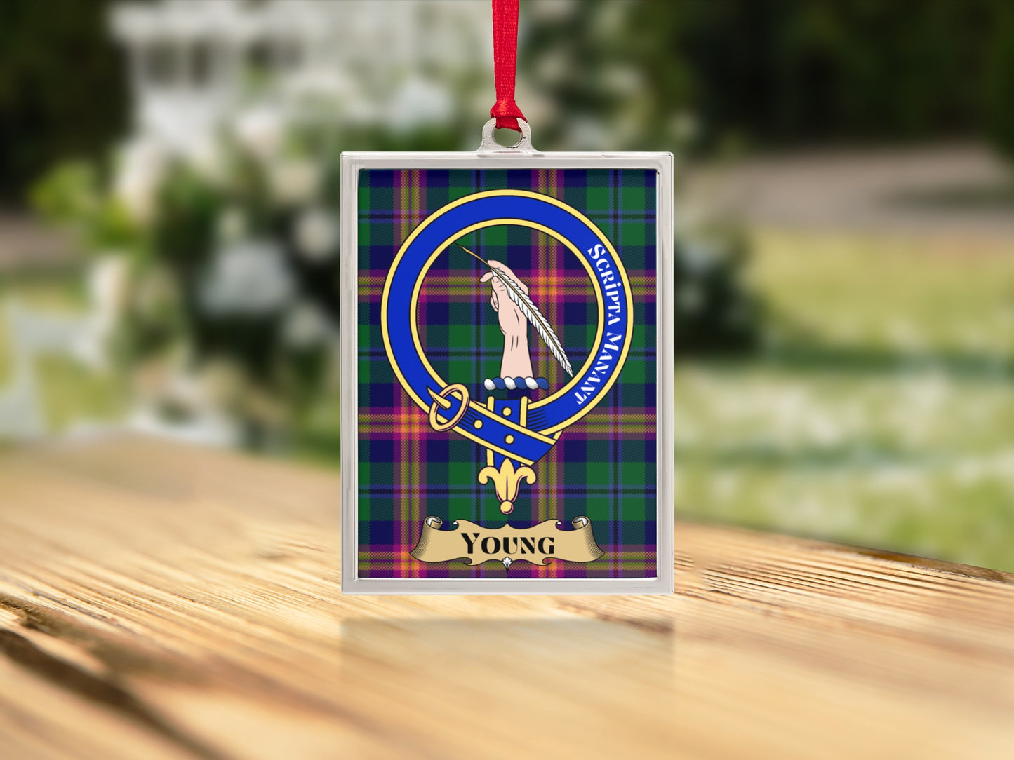 Scottish Tartan Clan Crest Personalized Gift product