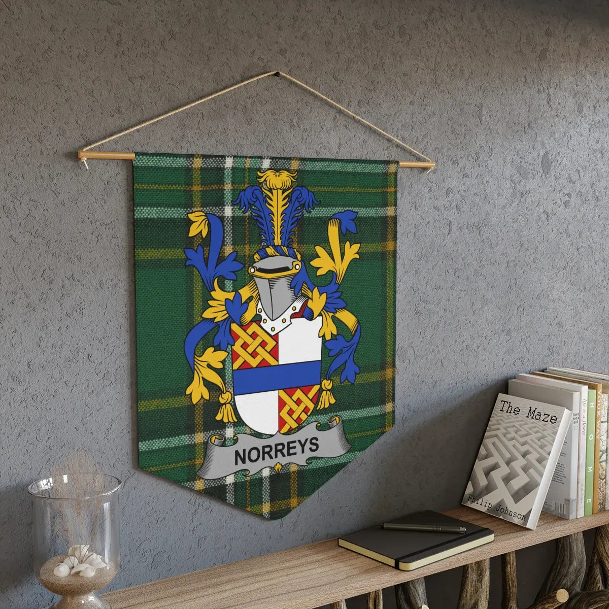 Norreys Family Crest Wall Hanging product