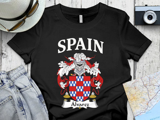 Spain Alvarez Family Crest T-Shirt product type