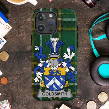 Tartan pattern personalized Goldsmith phone case product type