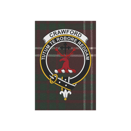 Crawford Clan Scottish Clan Scottish Tartan Crest Garden Flag