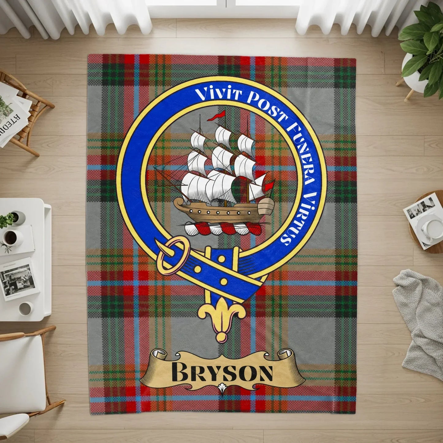 Vivit Post Funera Virtus Bryson plaid product type