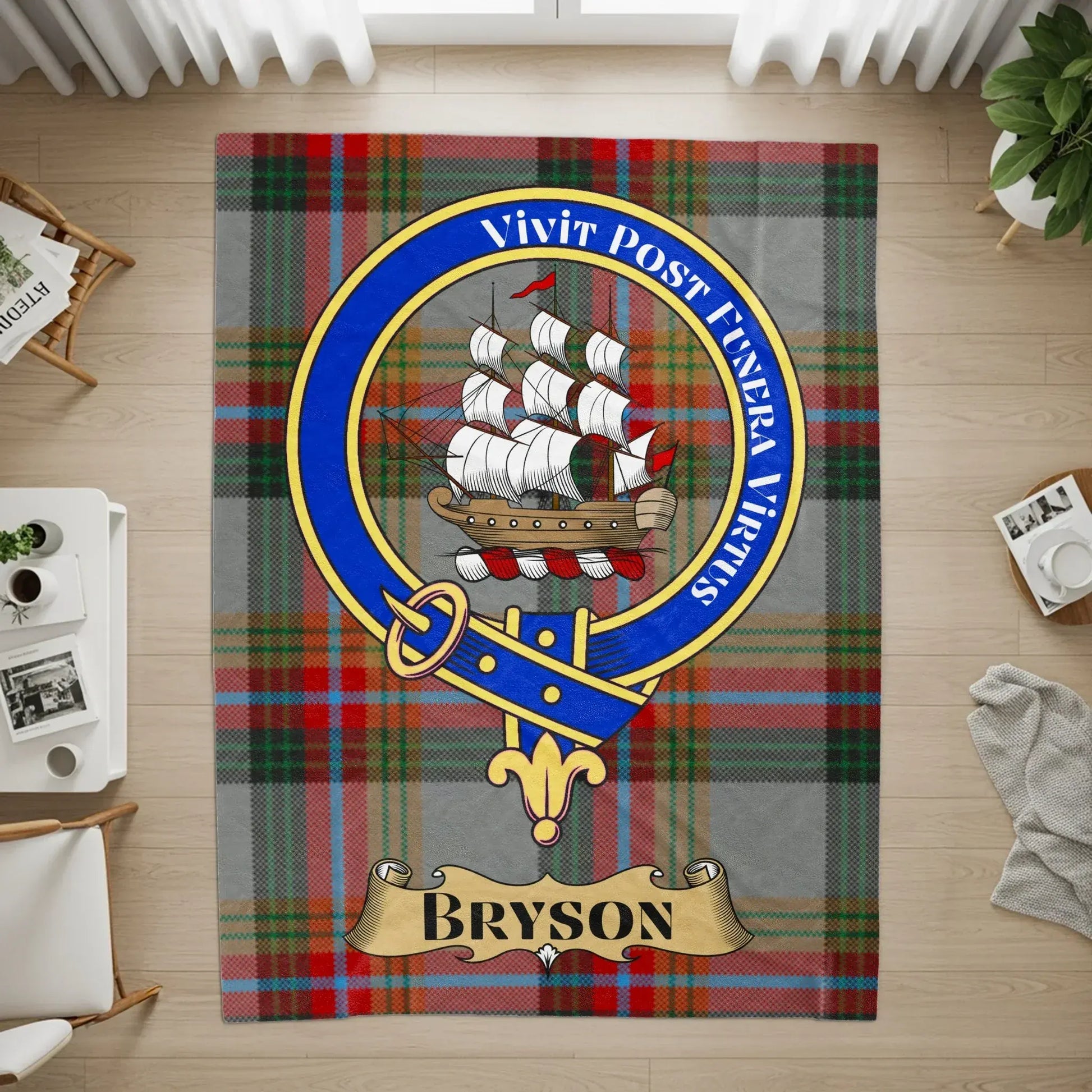 Vivit Post Funera Virtus Bryson plaid product type
