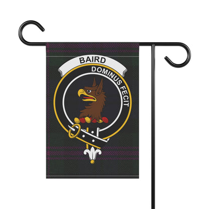 Baird Clan Scottish Tartan Crest Garden Flag