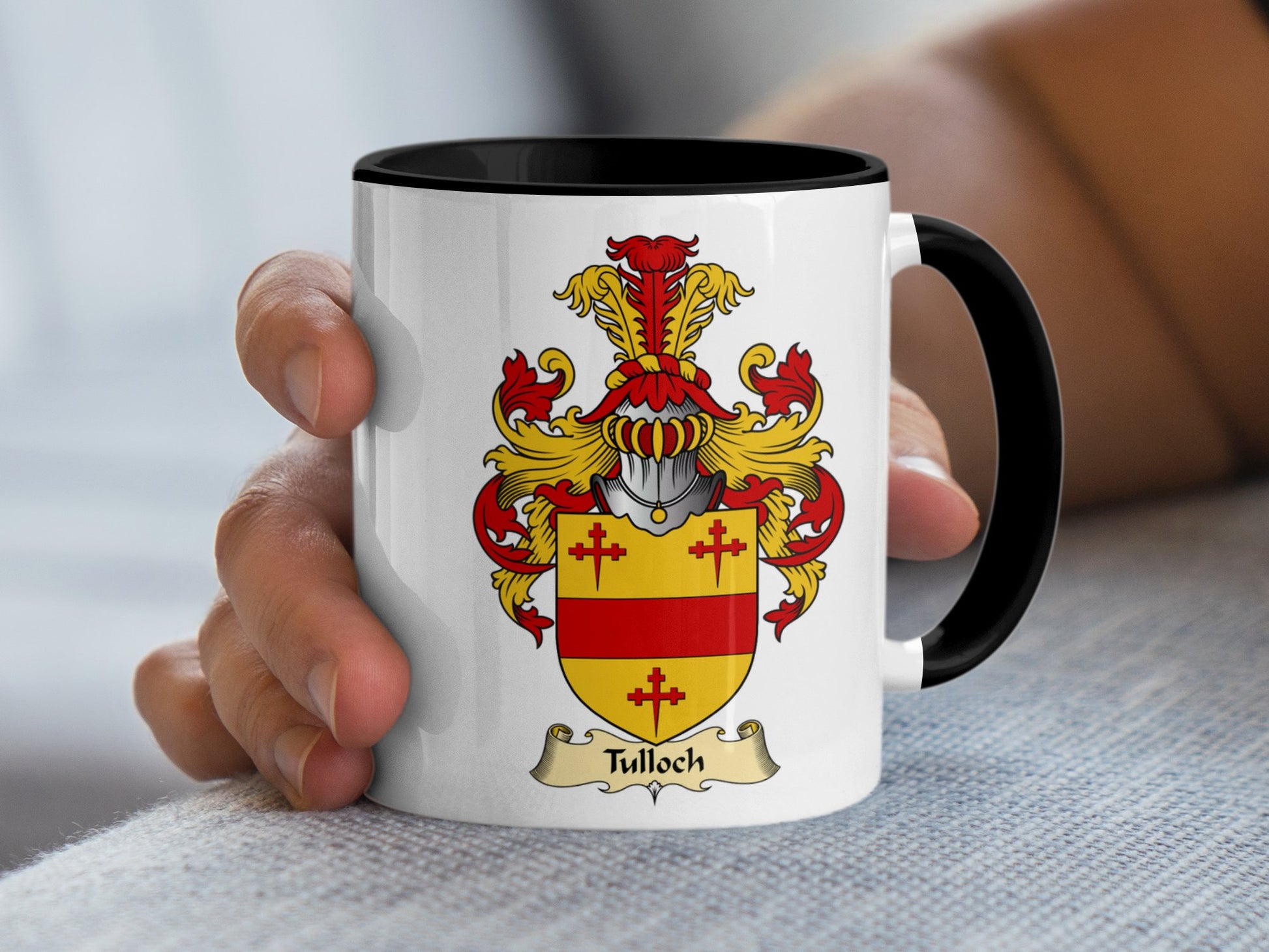 Clan Tulloch Scottish Coat of Arms Mug - Living Stone Gifts