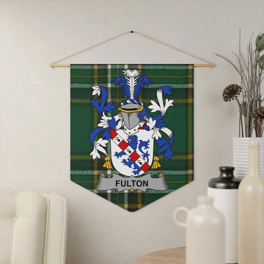 Fulton Family Crest Tartan Wall Hanging product