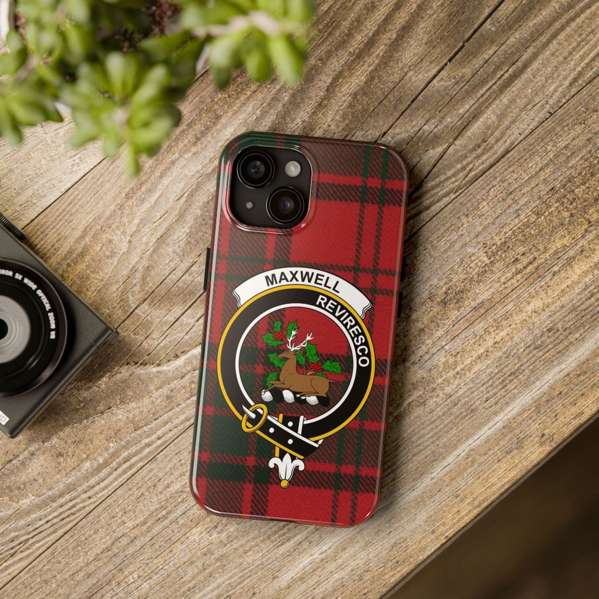 Maxwell Clan Scottish Tartan Cell Phone Case - Celtic Ancestry Gifts