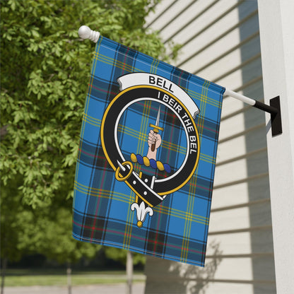 Bell Clan Scottish Tartan Garden Flag