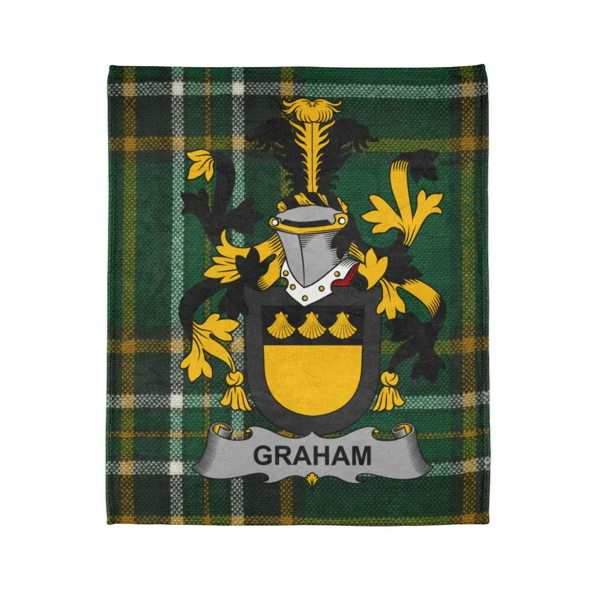 Graham Family Crest Tartan Blanket product