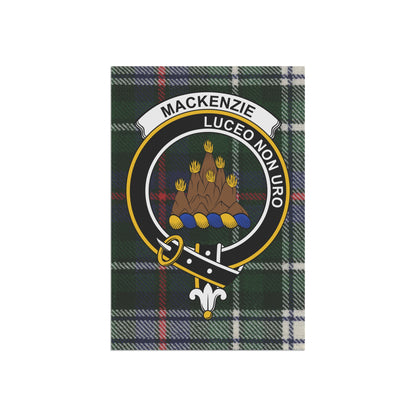 Mackenzie Clan Scottish Tartan Crest Garden Flag