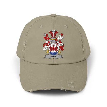 Custom Irish Coat of Arms Distressed Baseball Cap