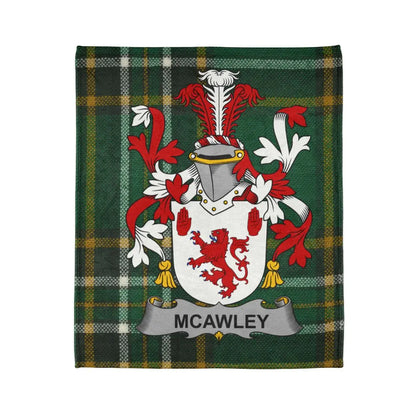 McAwley Clan Family Crest Tartan Blanket product