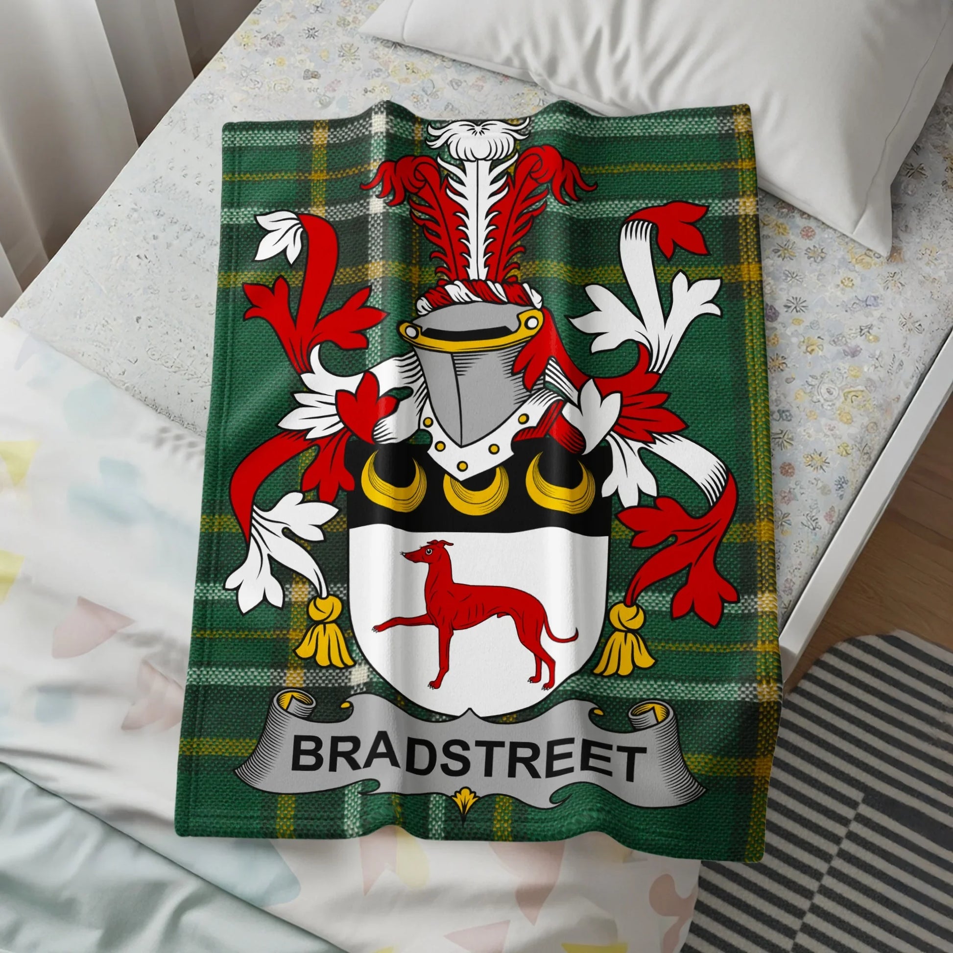 Personalized Family Crest Blanket product
